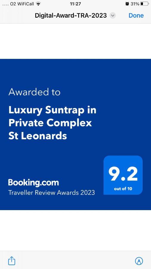 Luxury Suntrap In Private Complex St Leonards Appartement Hastings Buitenkant foto